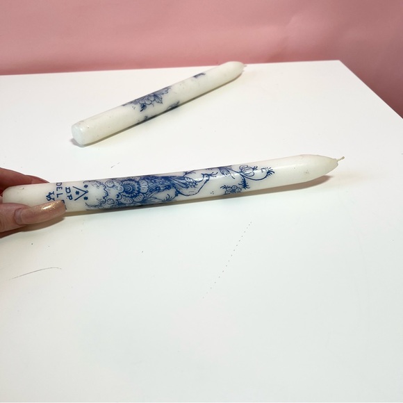 Vintage retro peacock candlesticks - Picture 3 of 7